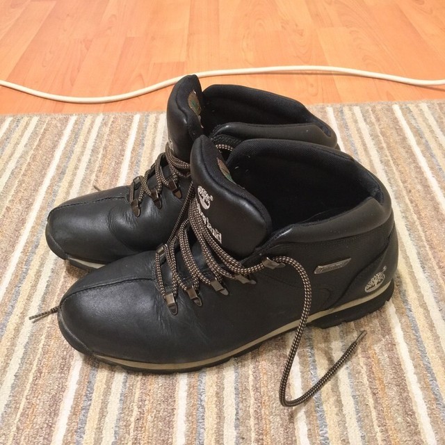 mens black leather boots uk